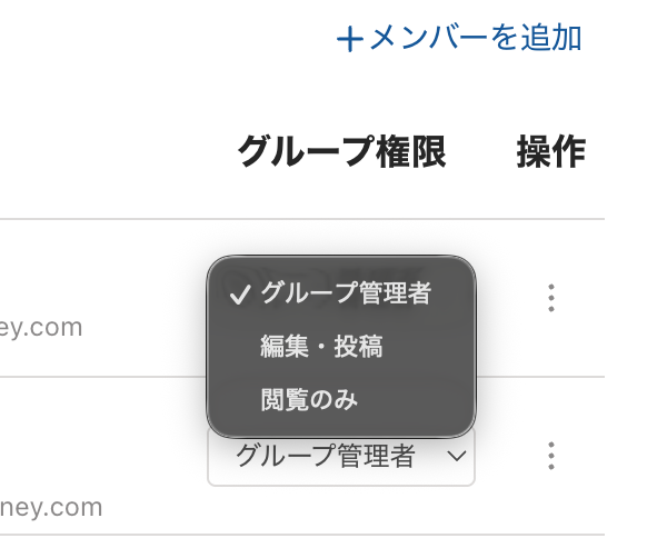 管理の権限委譲