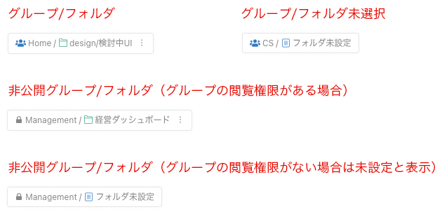 Kibelaグループ・フォルダ仕様変更